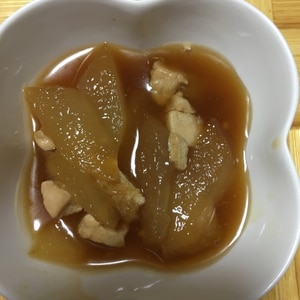 鶏肉と冬瓜の煮物　圧力鍋で